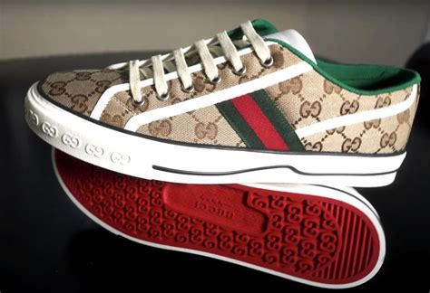 gucci tennis 1977 real vs fake